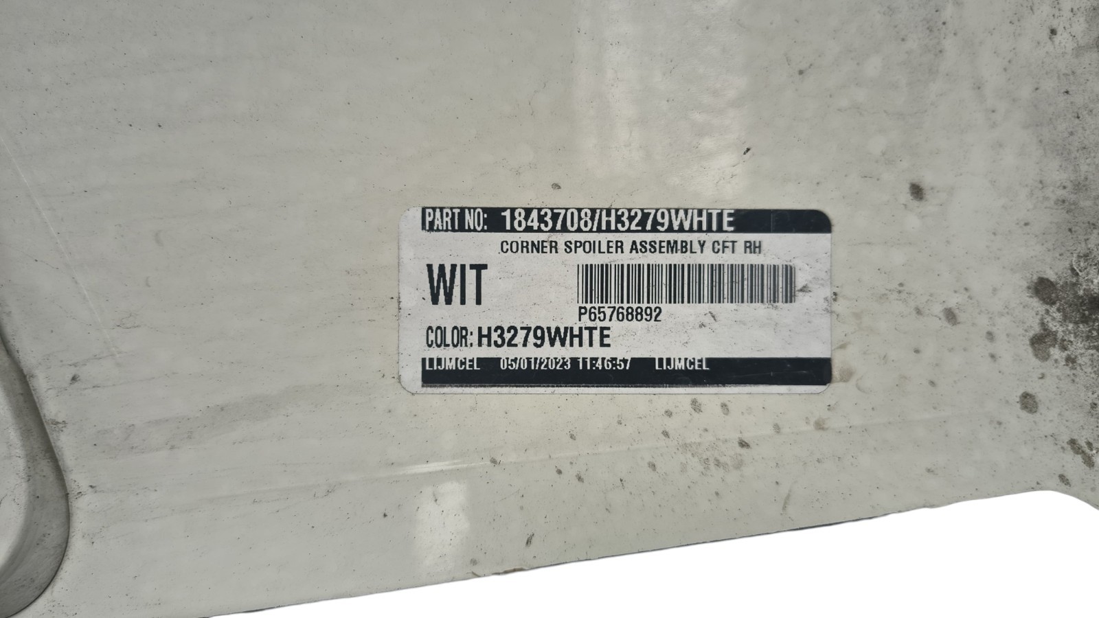 DAF CF Front Corner Panel RIGHT Deflector Spoiler Driver Side 1843708 1843686
