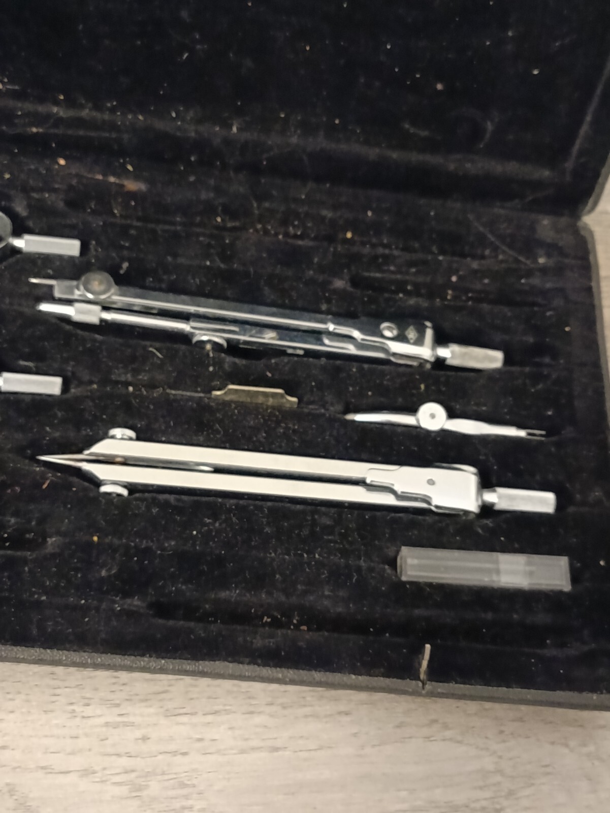 Vintage Jakar S100 Technical Engineering Drawing Compass Set & Case 1970s Czech
