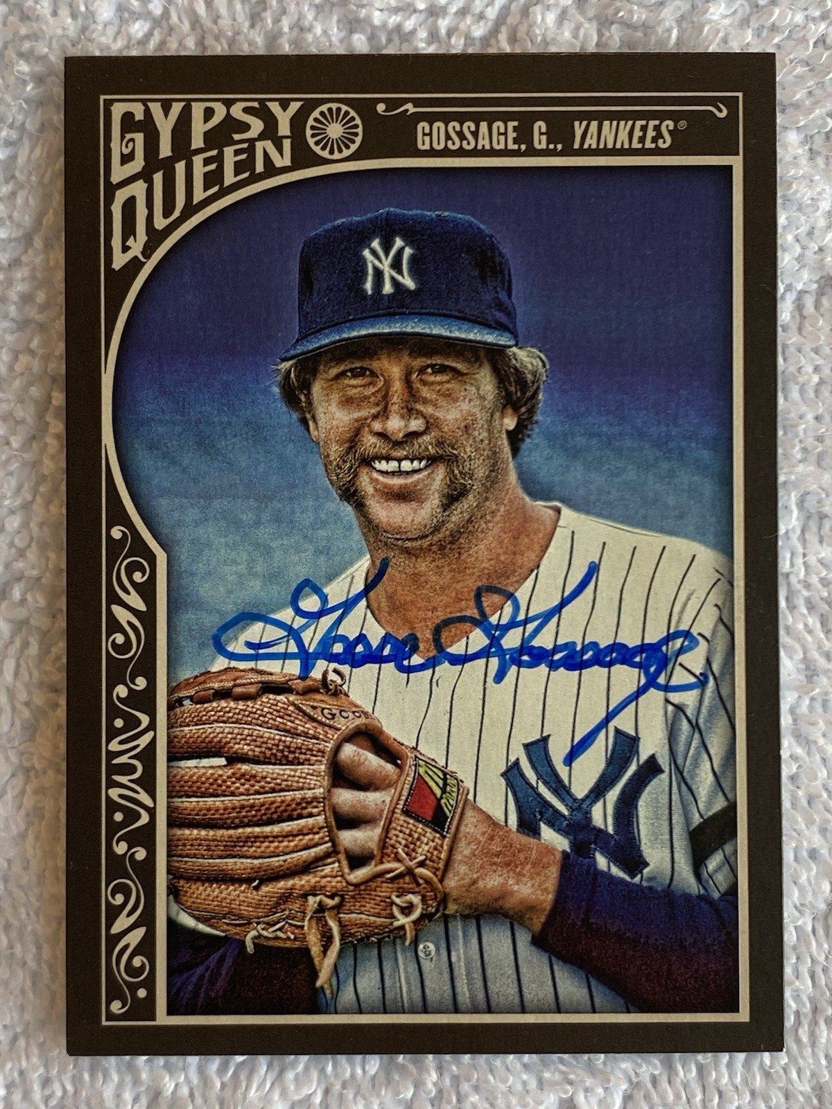 NEW YORK YANKEES- GOOSE GOSSAGE AUTOGRAPH 2015 TOPPS GYPSY QUEEN #118
