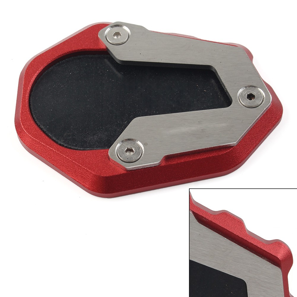 Side Stand Enlarger Foot Pad Pad Plate For BMW F900R 2020-2024 Red