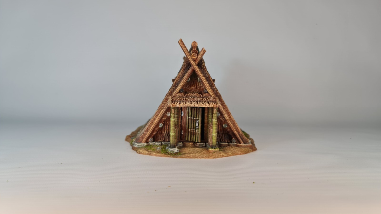 Feudal Japanese village house 28mm DnD, Wargame, Skirmish Tabletop 3d Printed