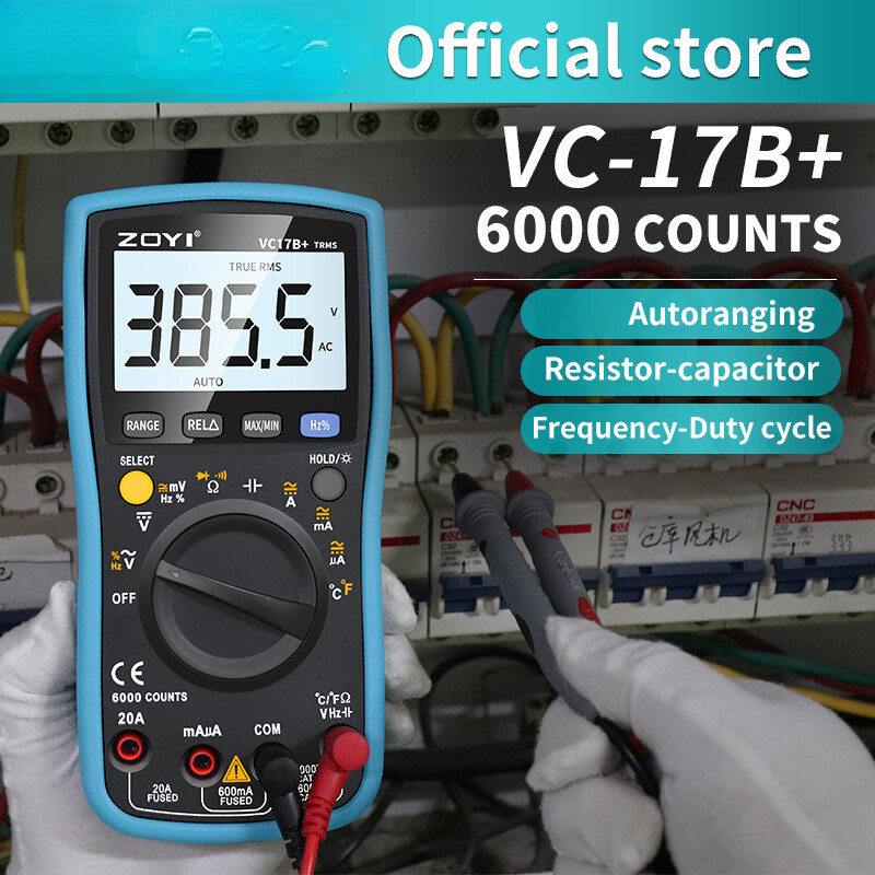 VC17B+ Digital Multimeter 6000 Counts Multitester Digital Transistor Tool New