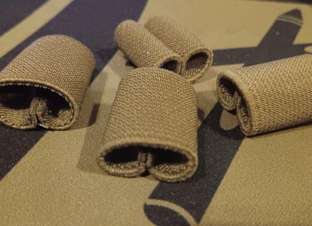 12 🇺🇸 US MADE Mil-Spec 1" MOLLE ILBE Assault Backpack Elastic Webbing Keepers