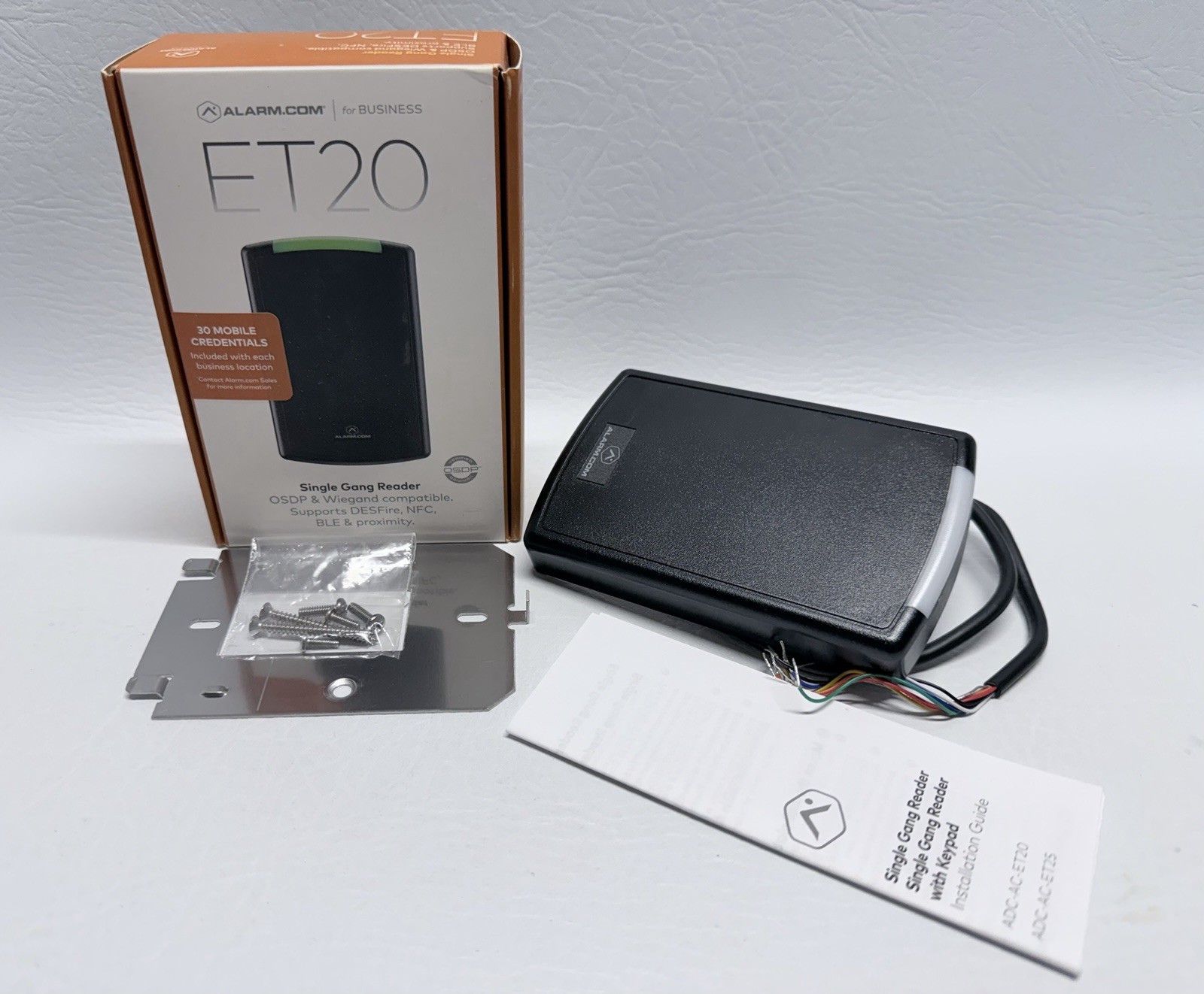 NEW Alarm.com ET20 Single Gang Reader