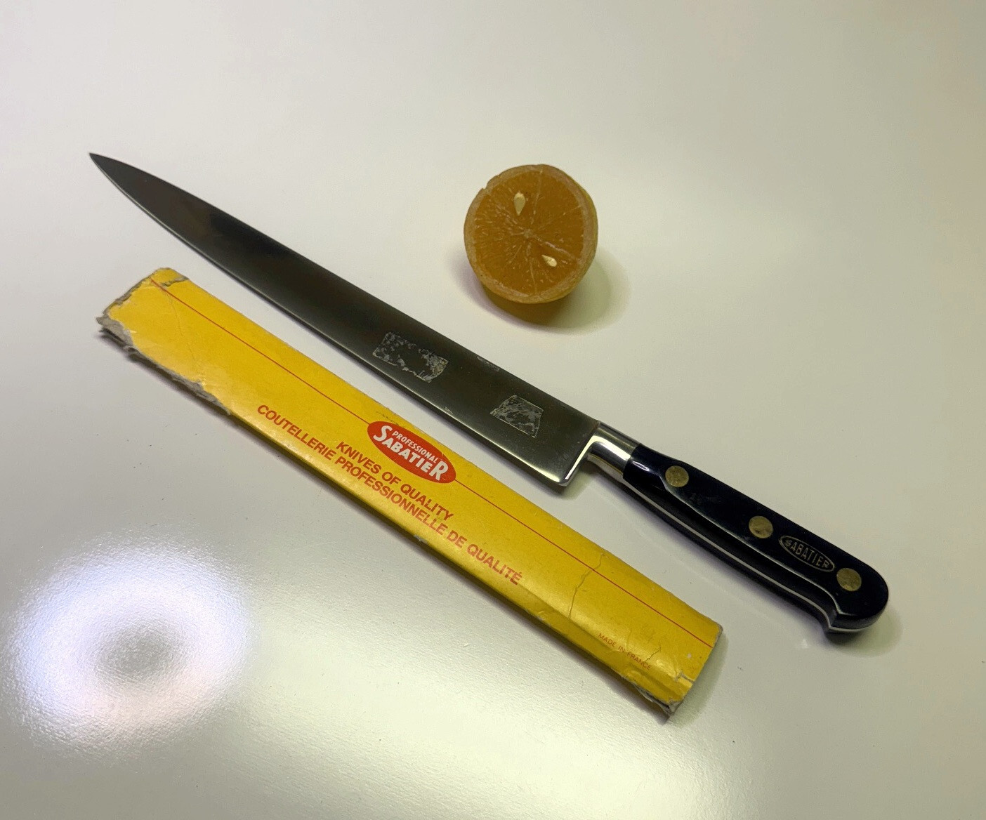 Sabatier Lion 9.5-inch Stainless Steel Slicer * Made in France - Excellent