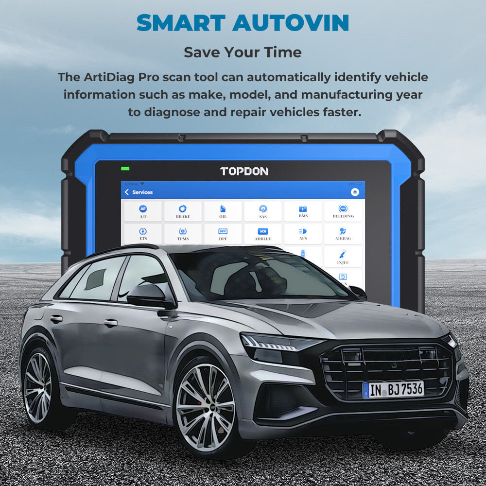 TOPDON ArtiDiag Pro Bidirection Diagnostic Tool Car OBD2 Scanner All System