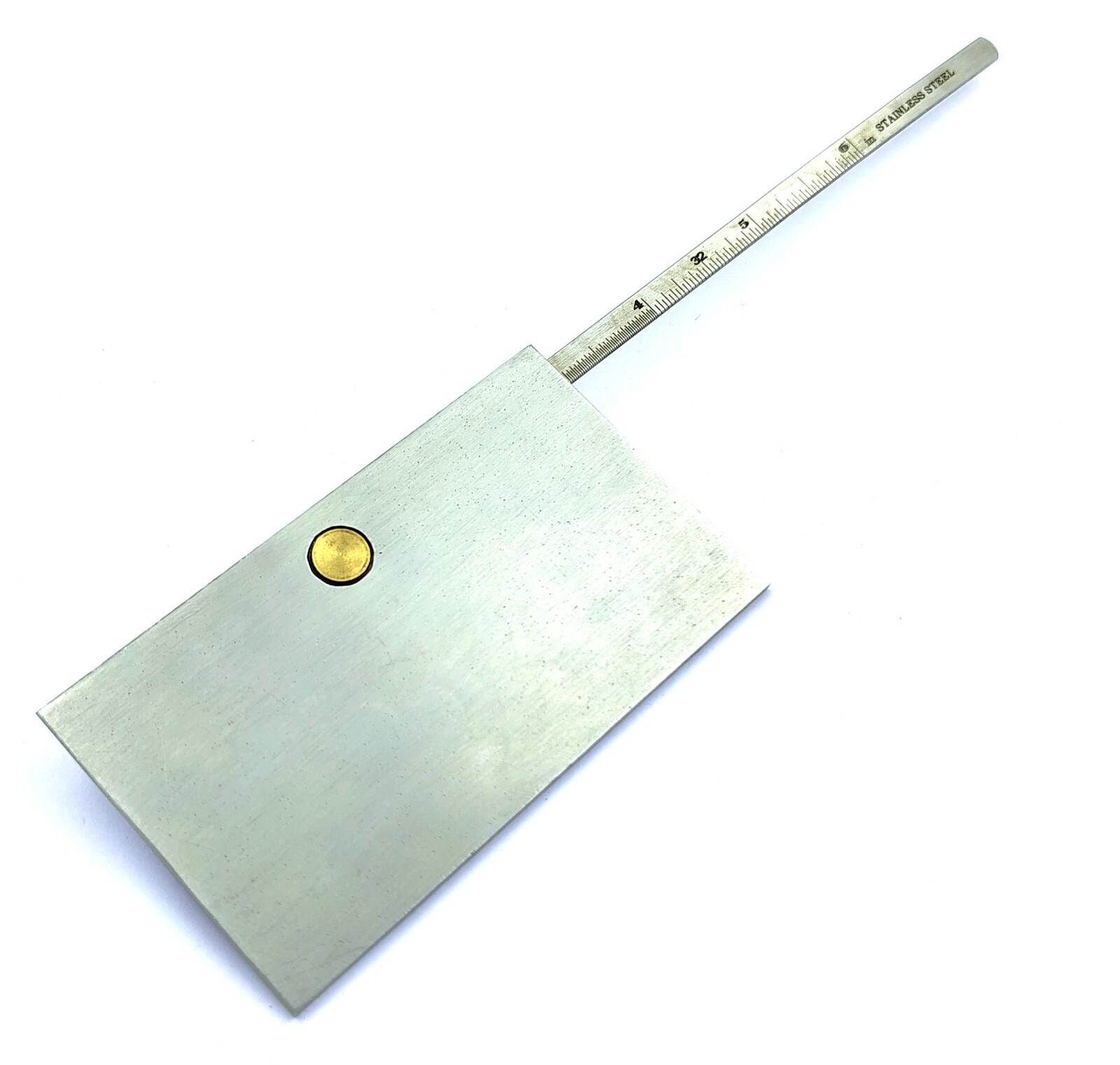 Stainless Steel Square Head Degree Protractor cum Depth Protractor 0-180 degrees