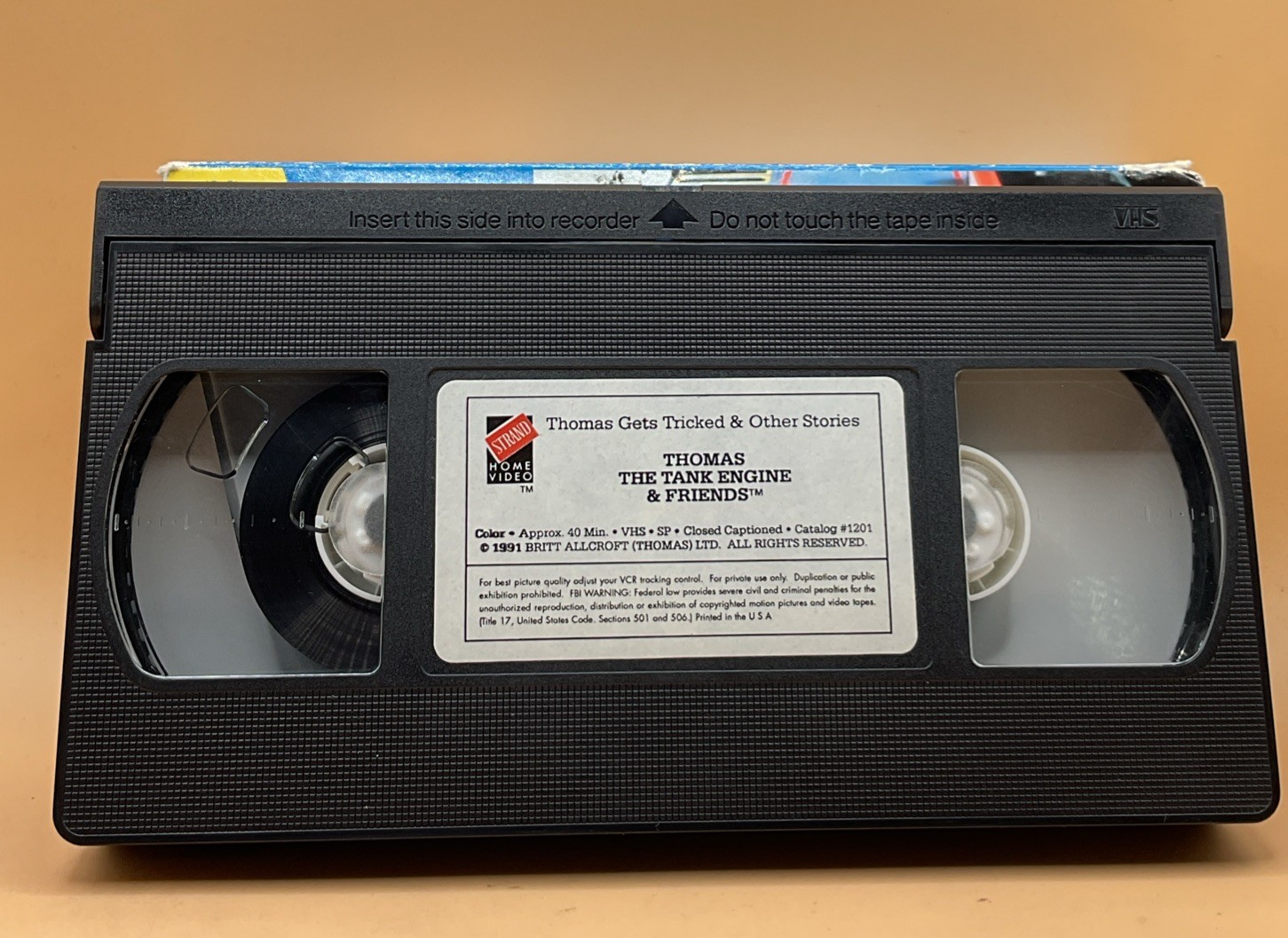 Thomas the Tank Engine & Friends - Thomas Gets Tricked VHS 1992 Ringo Starr