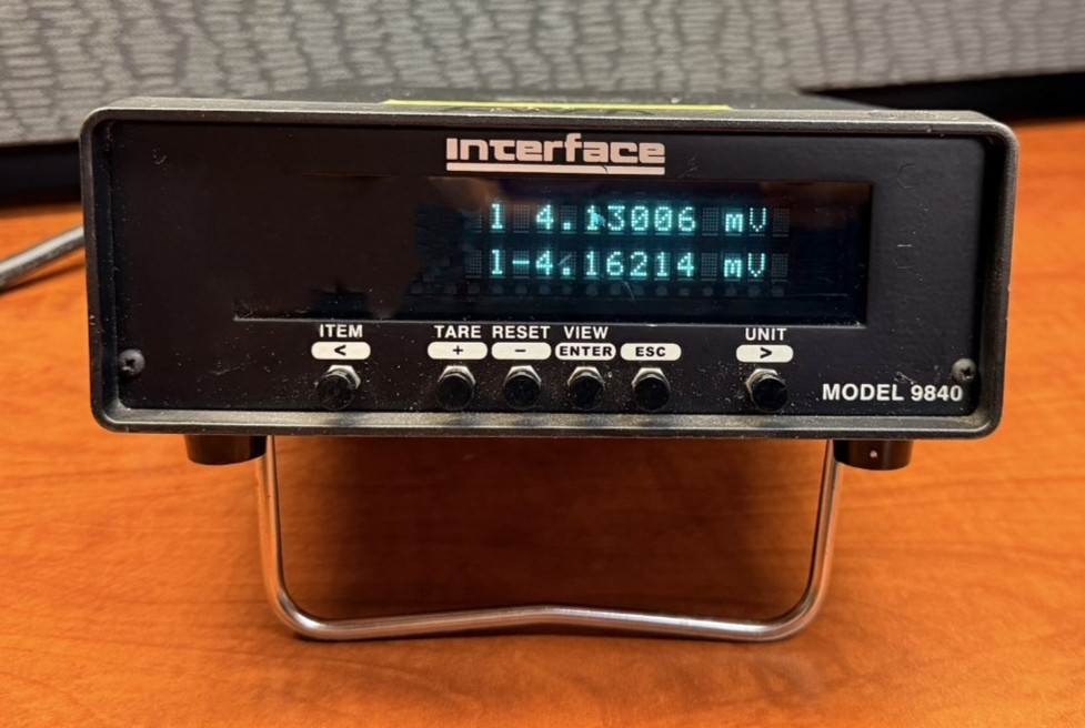 Interface 9840 Calibration Grade Multi Channel Load Cell Indicator