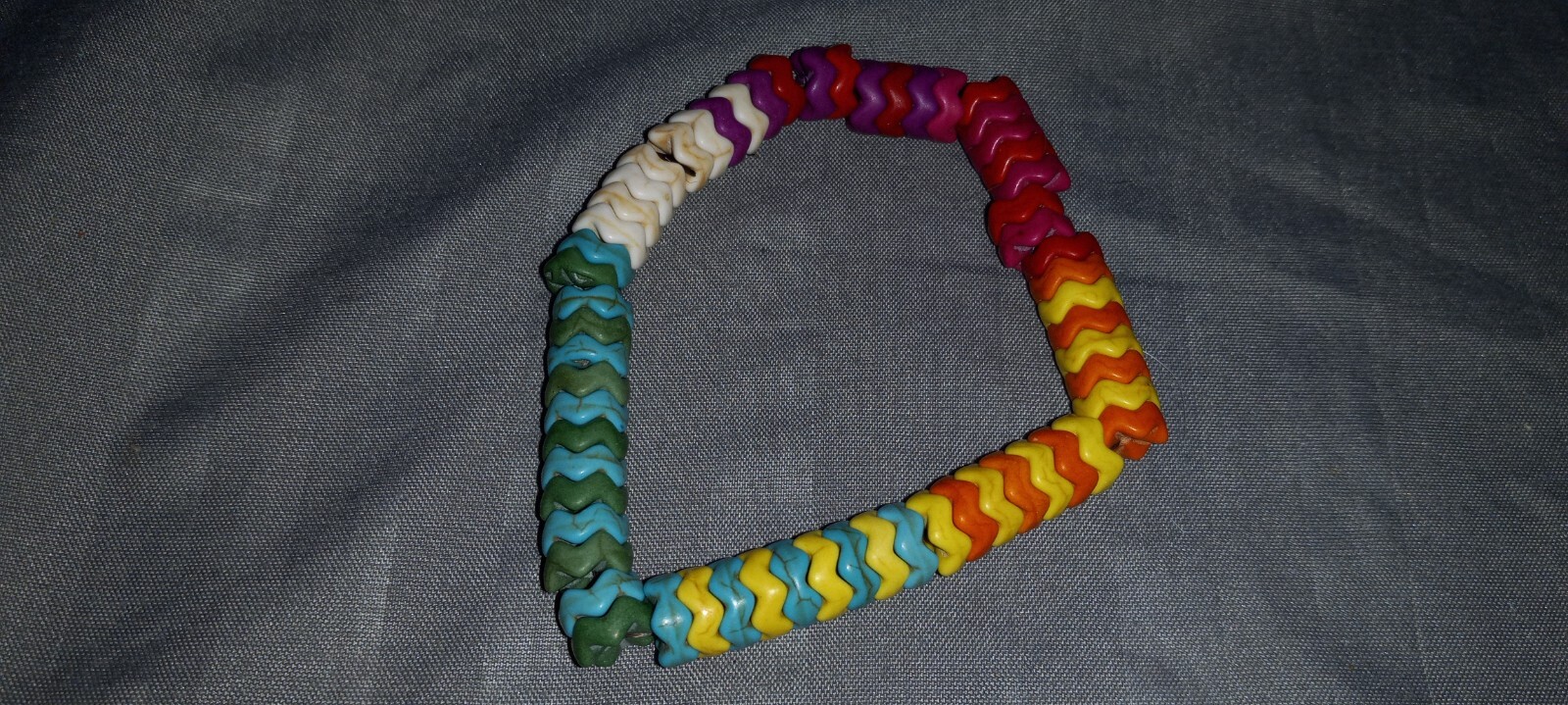Interlocking Clay Bead Beacelet