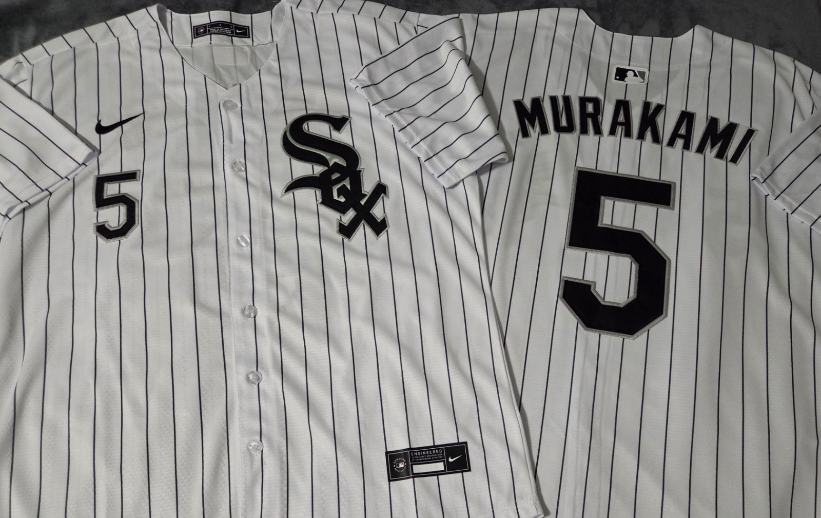 Fast Free Shipping! Large Munetaka Murakami Chicago White Sox Stitched Jersey 5