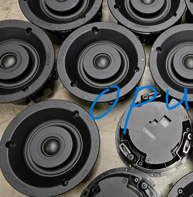 Sonance VP42R 4-1/2" 2-Way In-Ceiling Speakers (Each) (Used, No Grille) #2049