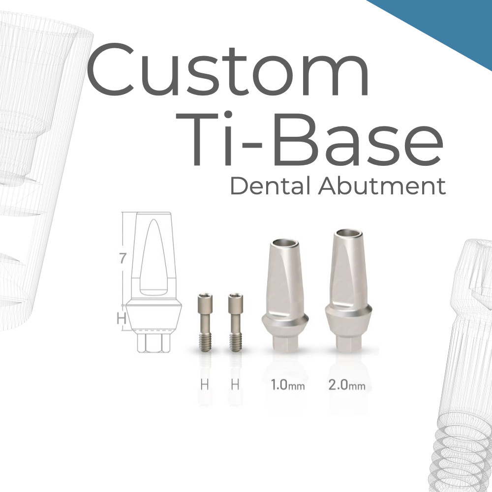 Titanium LONG Ti-base Dental .  "We have Major Implant SYSTEM"