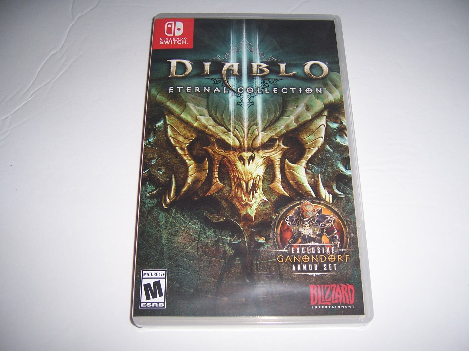 Original Box Case Replacement Nintendo Switch Diablo III 3 Eternal Collection