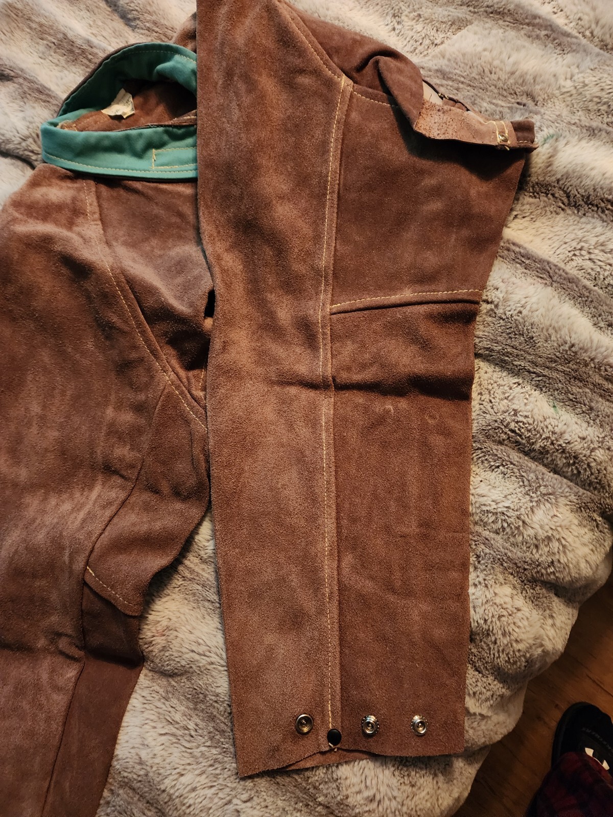 Rawhyde Frontier Split Cowhide Welding Cape Sleeve Jacket XXL