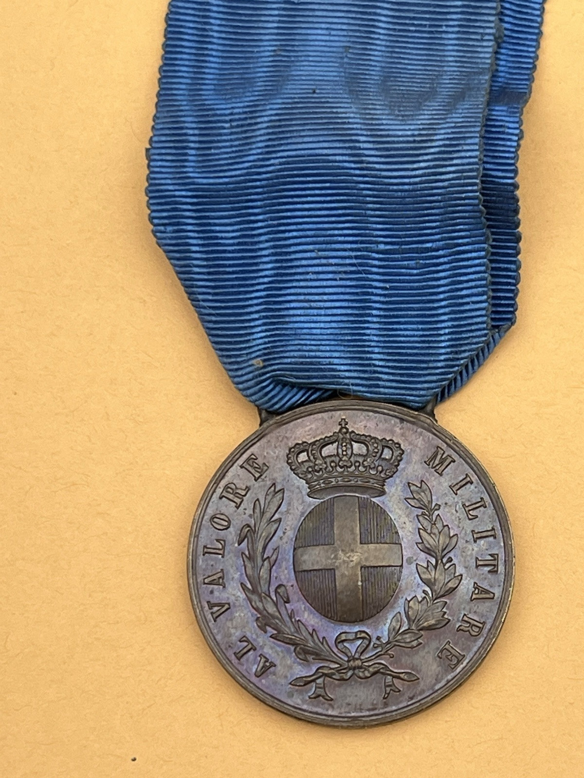 Original WW1 To WW2  Italian Medal of Military Valor