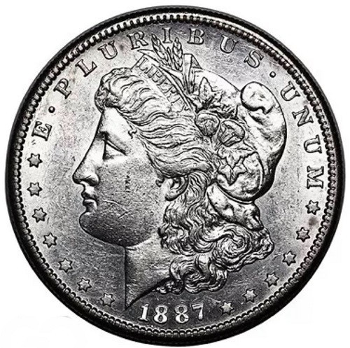 1887-S Morgan Silver Dollar Coin Low Mintage #160