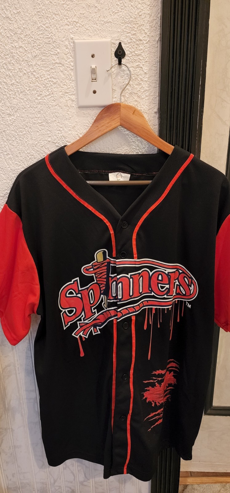 Lowell Spinners Halloween Baseball Jersey SGA Men's XL Adult Horror Promo Zombie