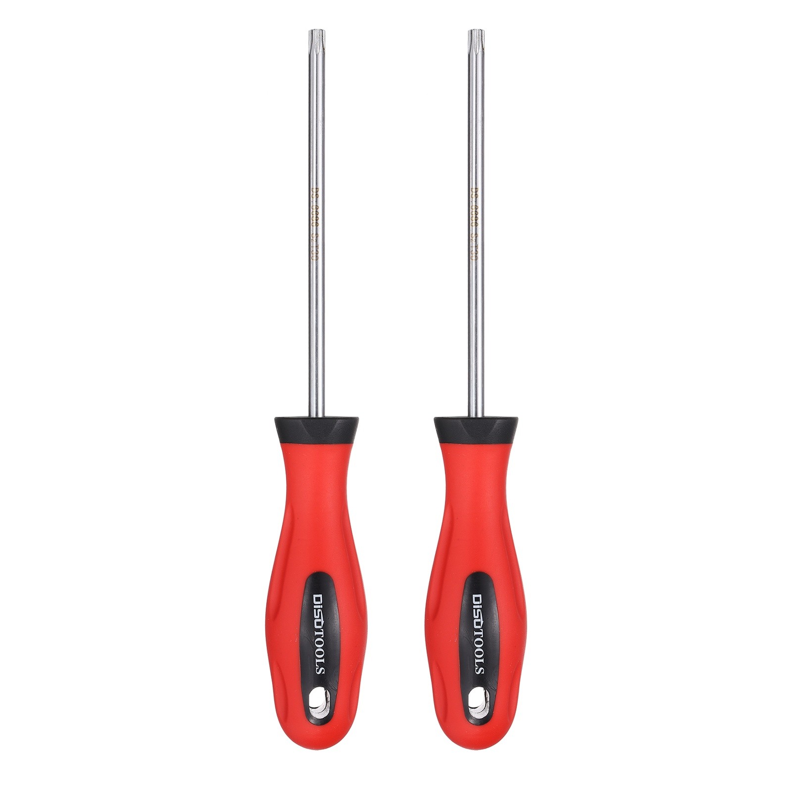 2Pcs Magnetic Torx Screwdriver T30 Star 6 Point Head Screw Driver, Silver