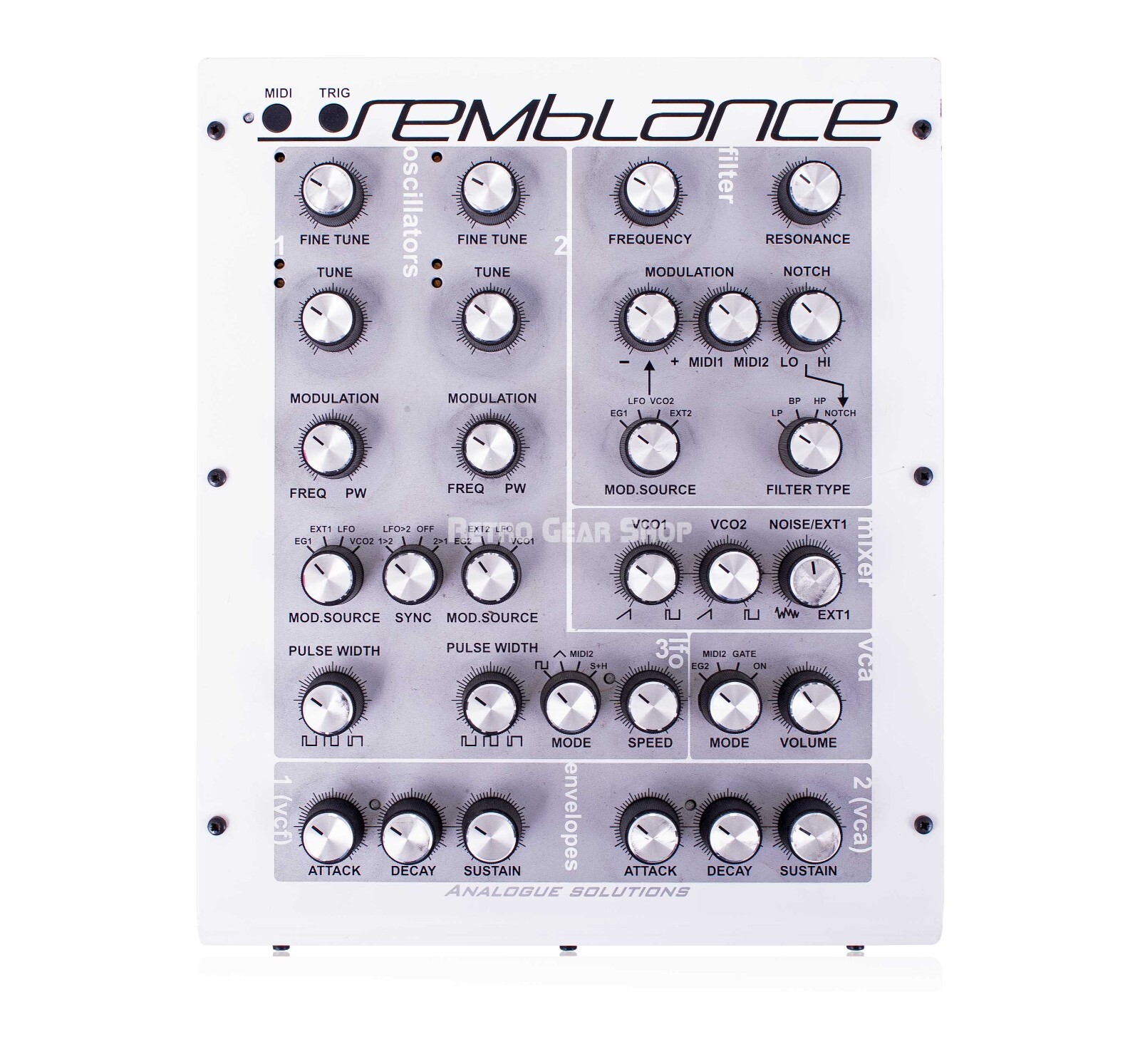 Analogue Solutions Semblance Synth Sound Demo Analog Synthesizer