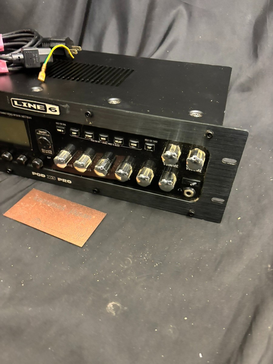Line 6 POD X3 Pro Rack Guitar Bass Amp Modeler Effects Processor Tested item
