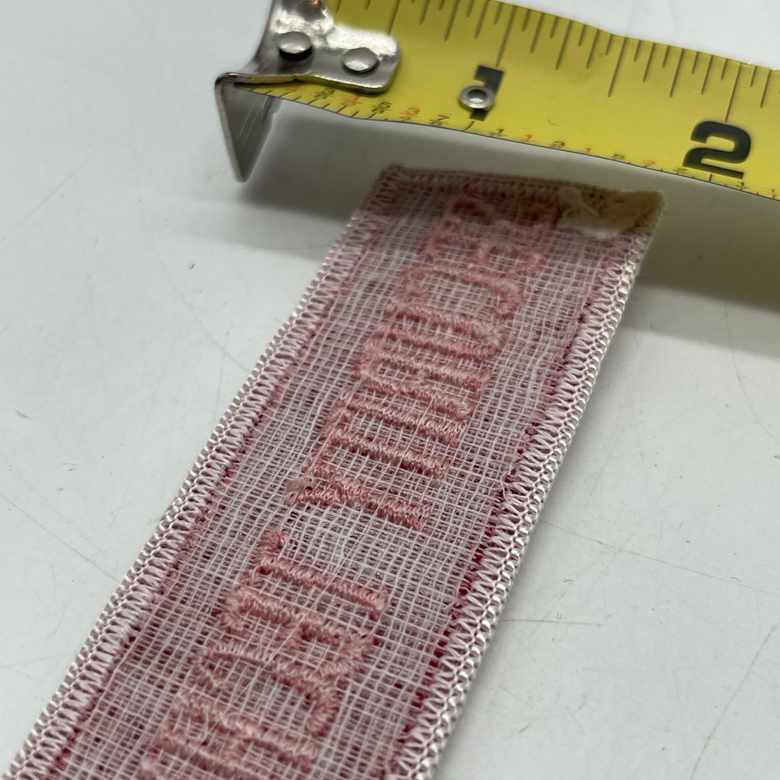 Older Security Technician Tab Patch Should Chest Label Tab Patch 4.5” Red White