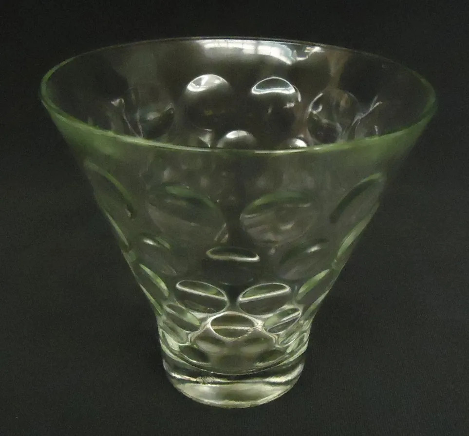 Designer Glass Dish 5in x 5in x 5in BF647 * Glass