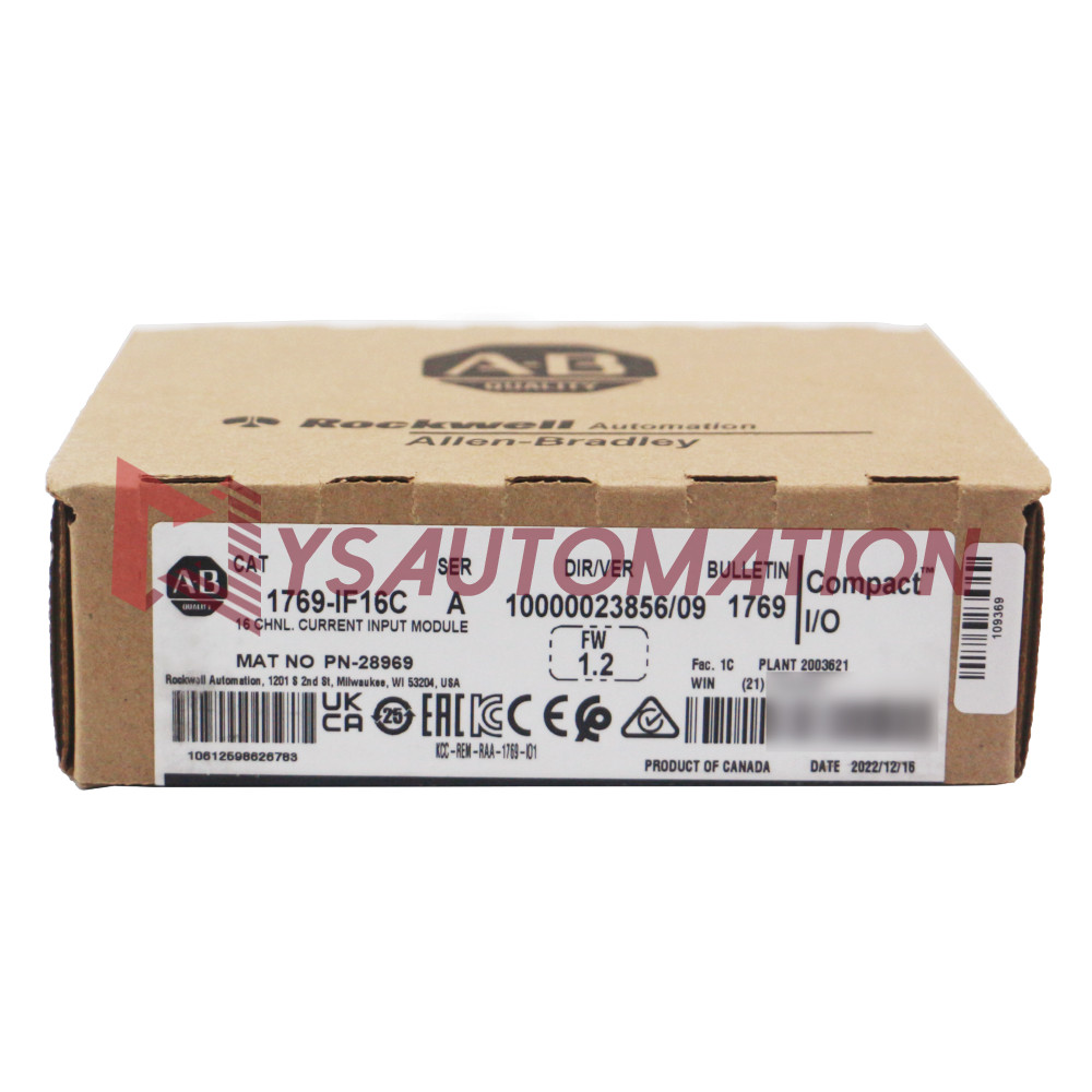 1769-IF16C Allen Bradley CompactLogix 16 Pt A/I Current Module