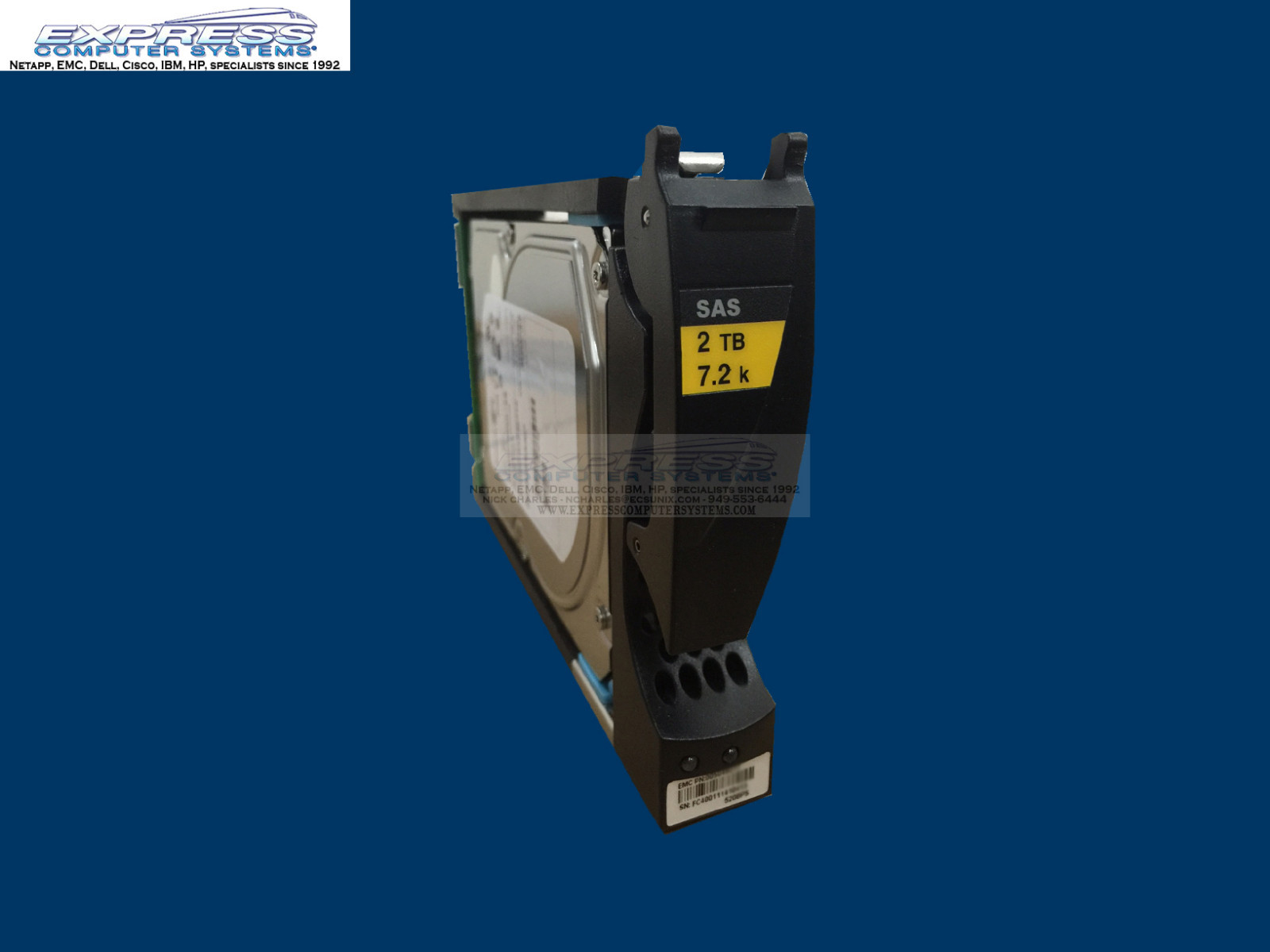 EMC V3-VS07-020 005050140 2TB NL SAS 7.2K for VNX5300 VNX5500 VNXe3300