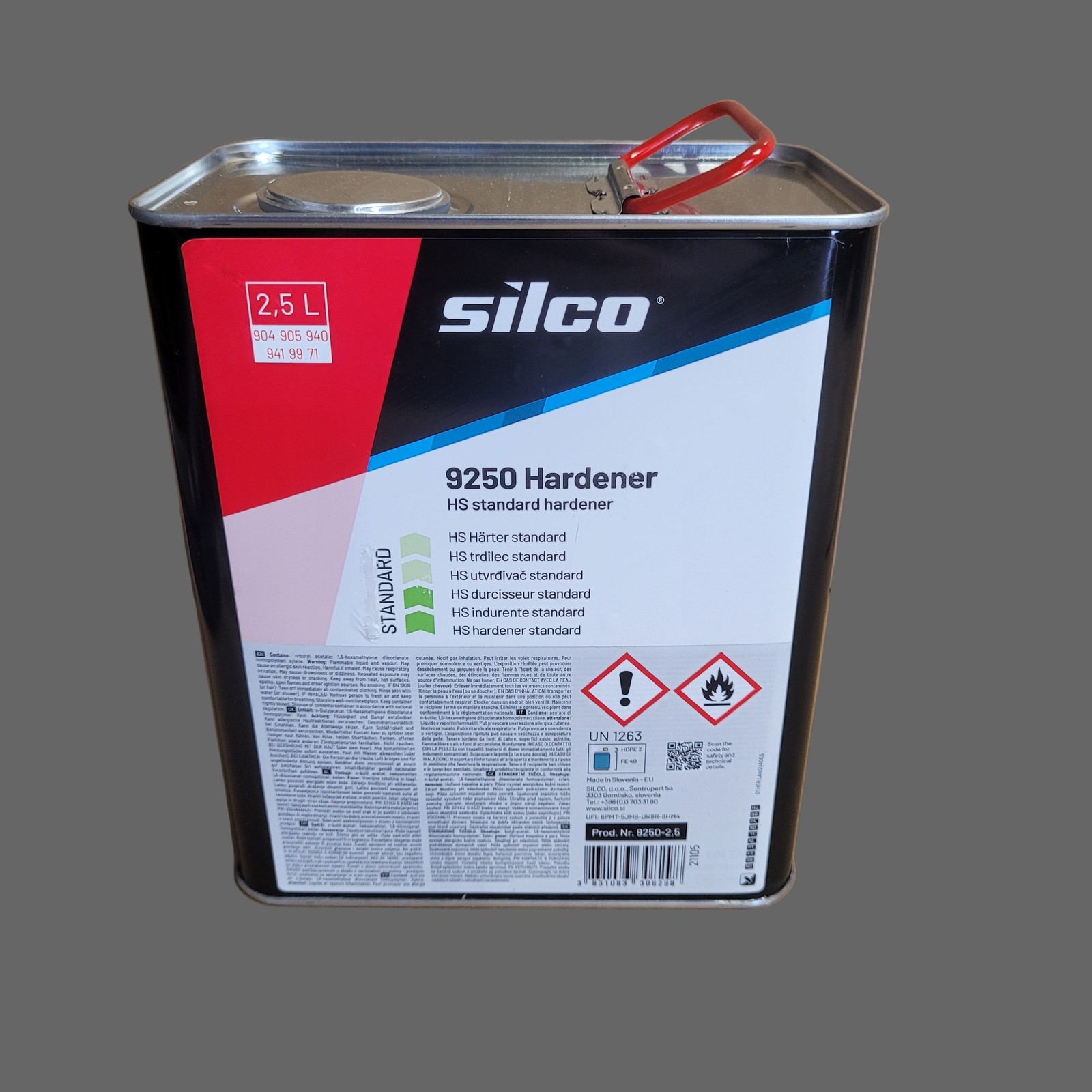 Silco 9250 HS Acrylic Standard Hardener – 2.5L