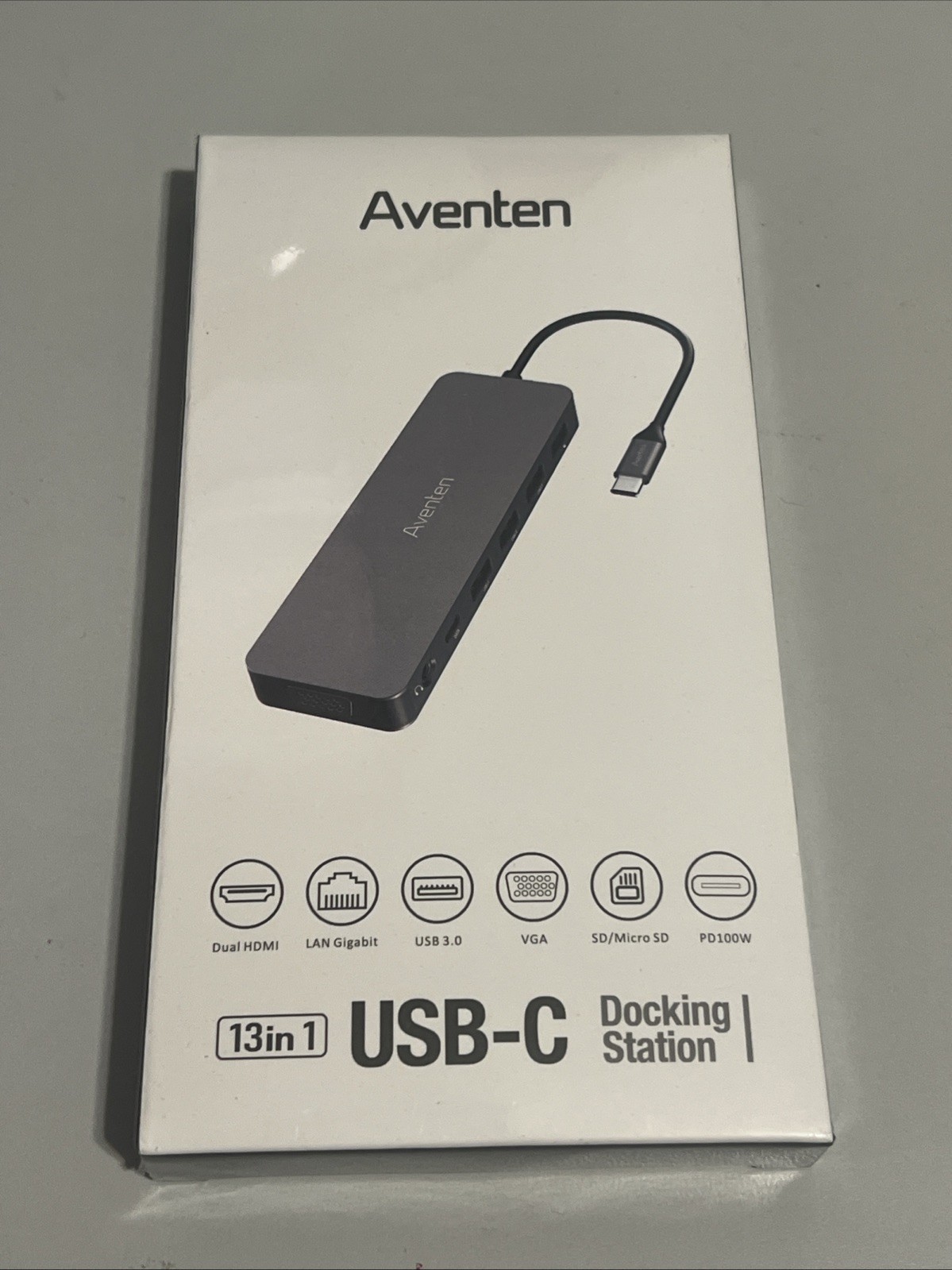 USB C Hub USB C Docking Station Dual Monitor 13 in 1 Triple Display Multiport...