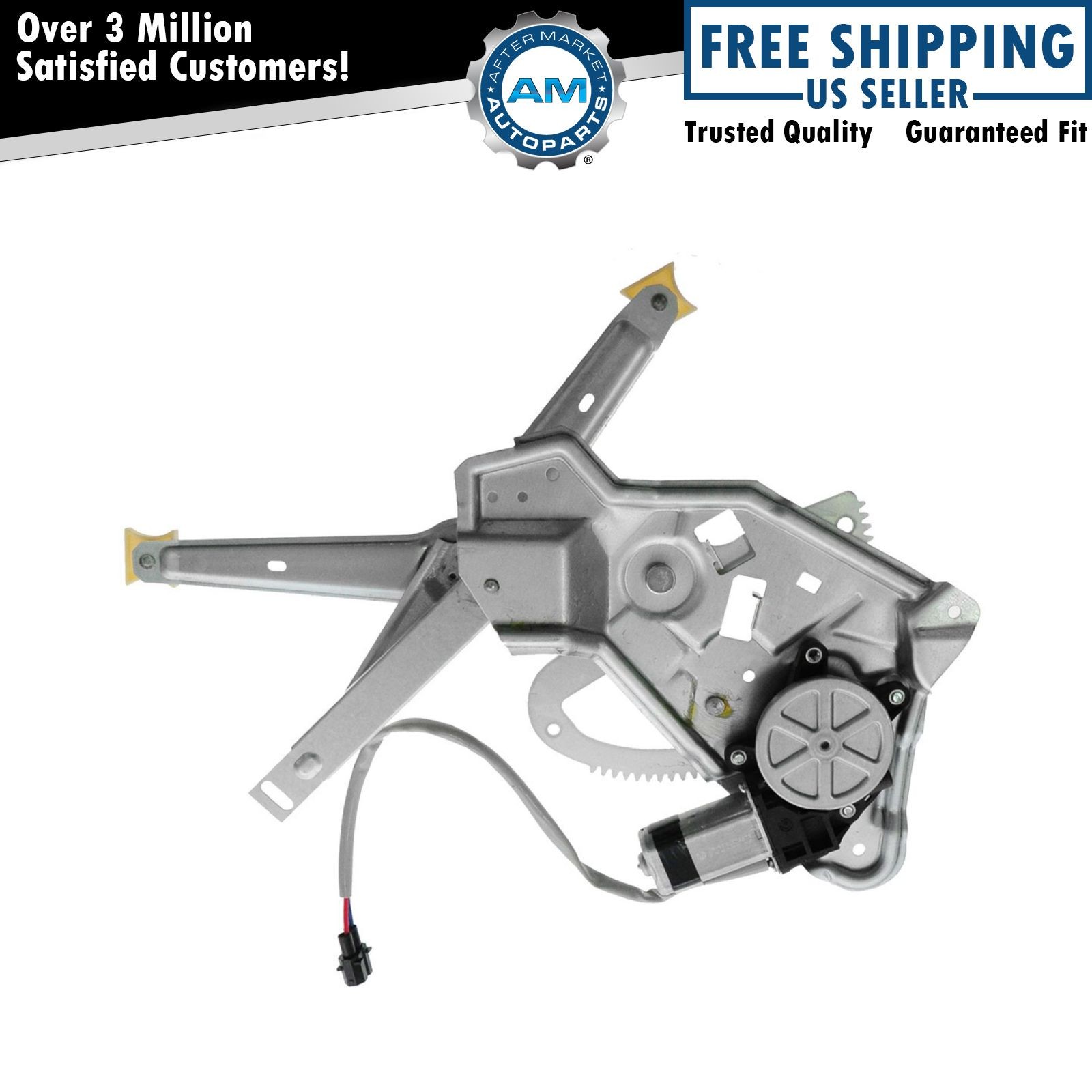 Power Window Regulator w/ Motor Rear Driver Side LH Left for 525i 530i 540i
