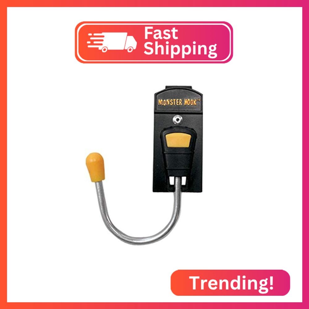 McGuire-Nicholas 93333 Single Monster Hook, Yellow, Black