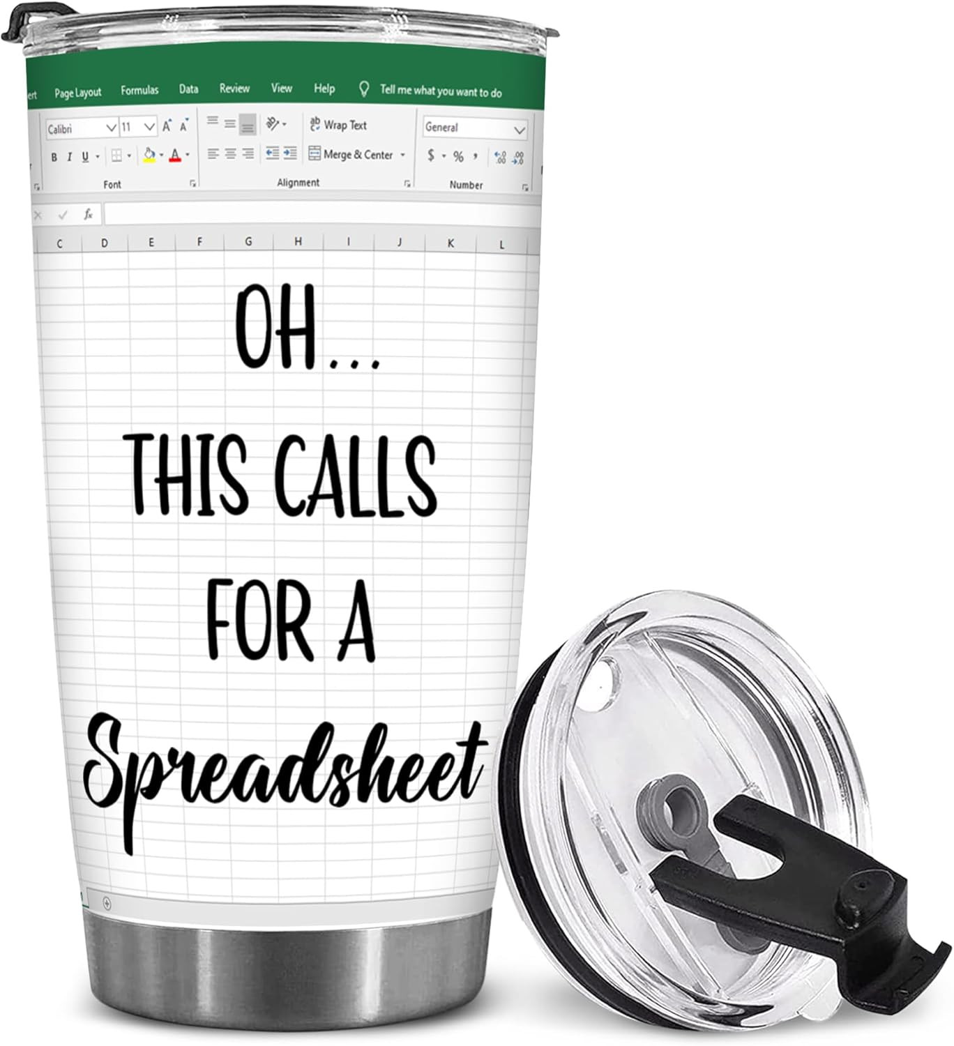 Accountant Gift Spreadsheet Tumbler Ohh This Calls For A Spreadsheet...