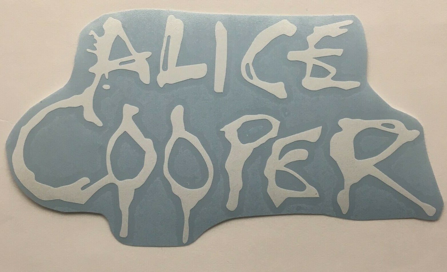 Alice Cooper Band Logo Die Cut Vinyl Sticker Classic Hard Rock and Roll Metal