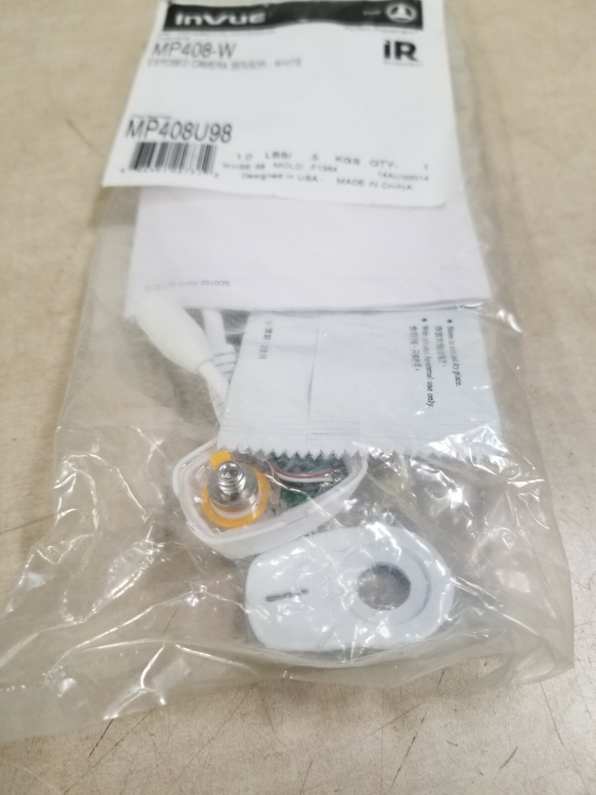 inVue Exposed Camera Sensor MP408-W White