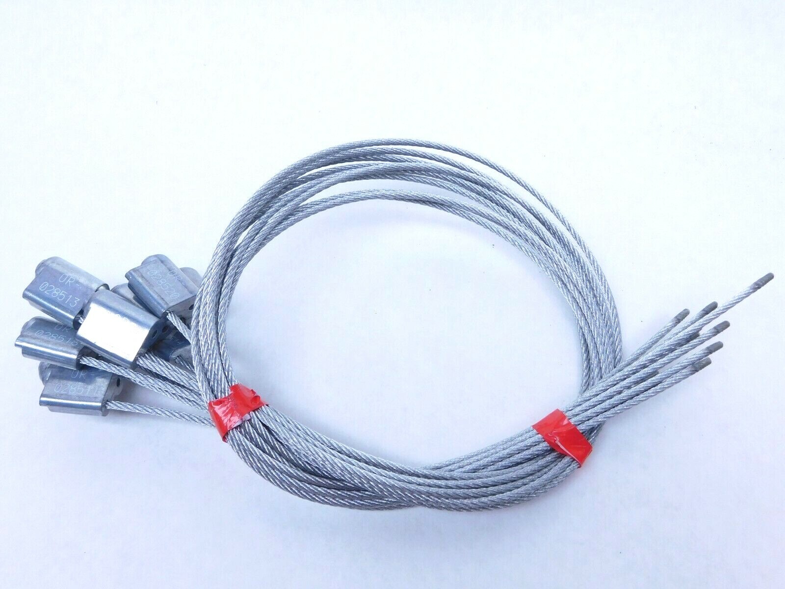 10-pk Tyden Brooks EZ Loc Steel Cable Seal Wire Lock 30" LONG x 1/8" Security HR