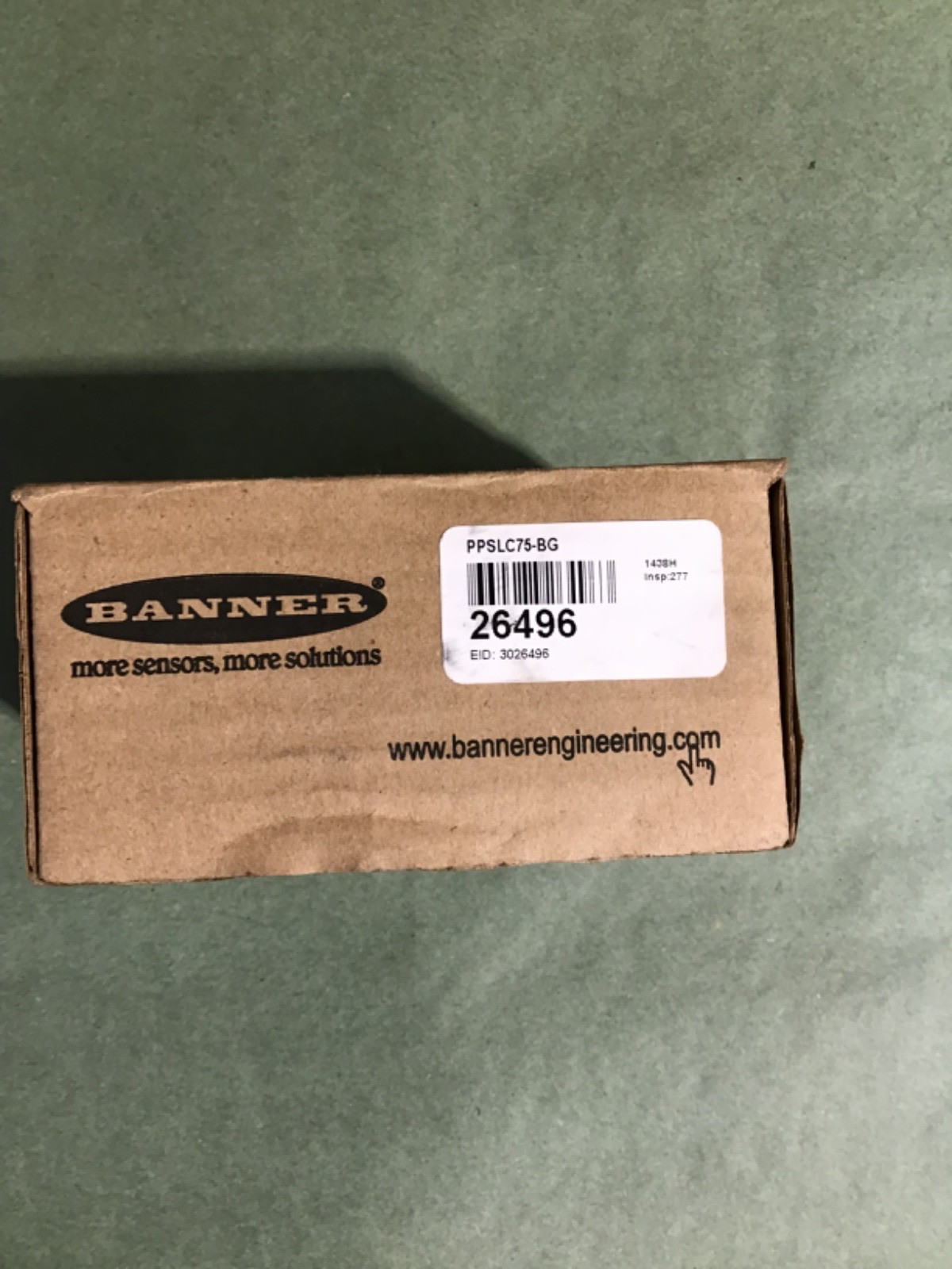 BANNER PPSLC75-BG SEALED LENSE ENCLOSURE, NEW IN BOX