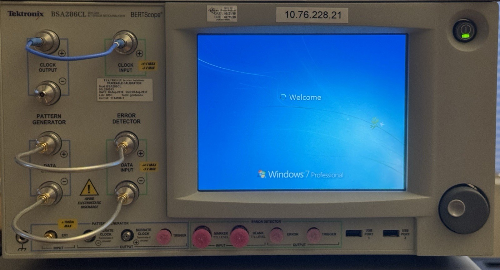 TEKTRONIX BSA286CL BERTSCOPE