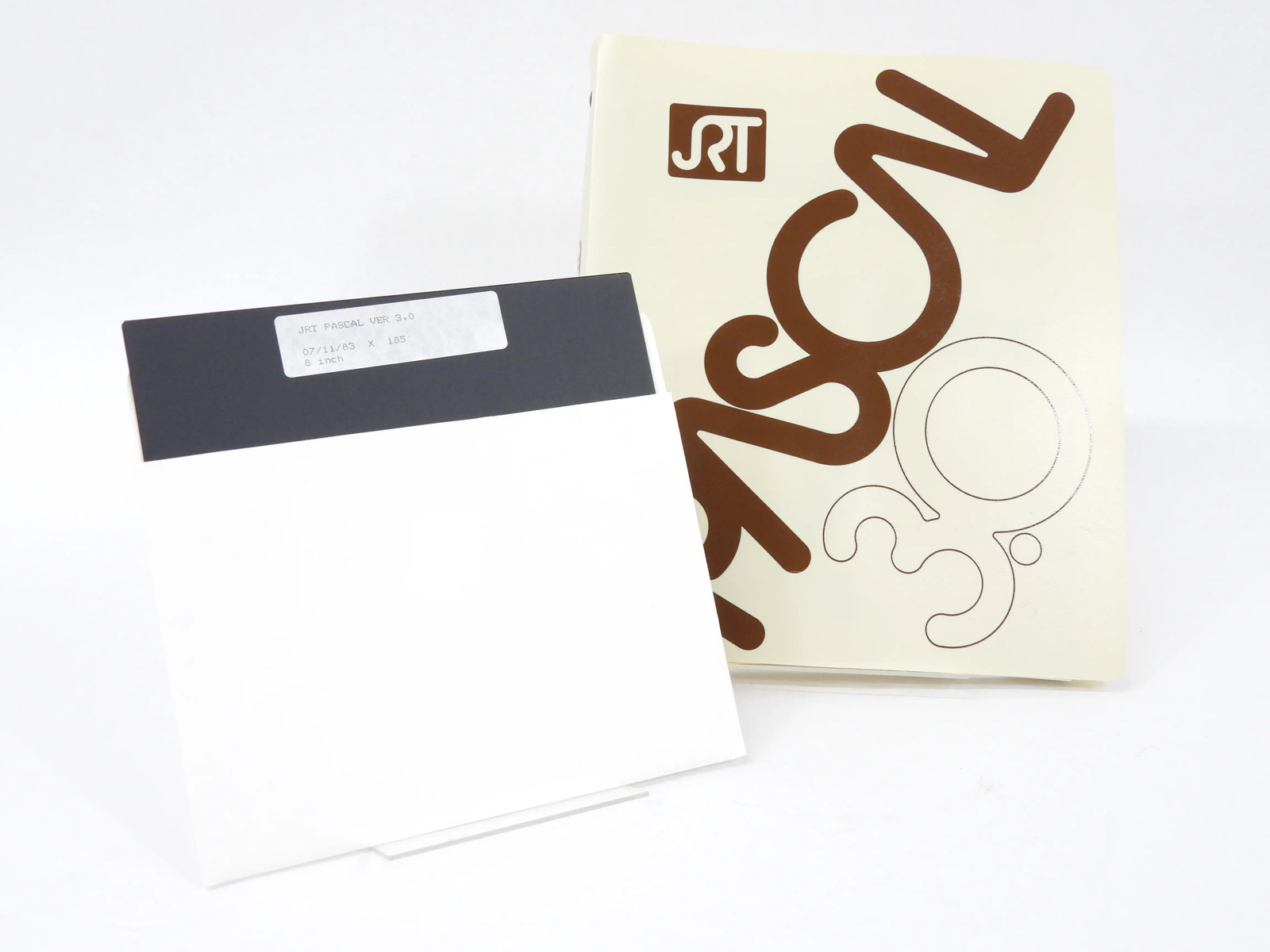 JRT Pascal 3.0 Vintage 1983 Computer 8" Software + Manual (nice)
