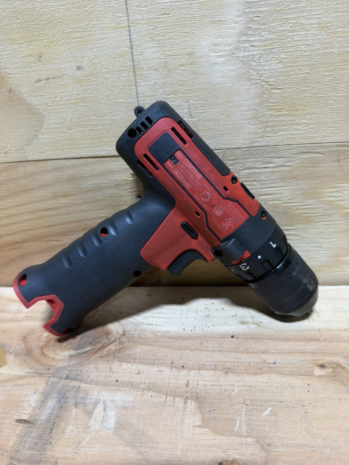 Snap On CDR761B: 14.4 volt, Keyless Chuck 3/8" Drill: Bare Tool Only
