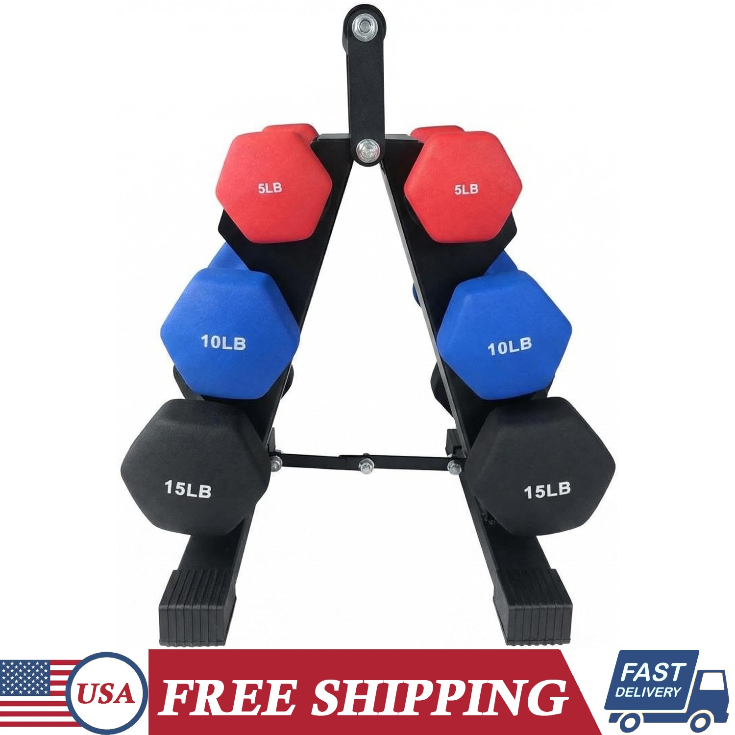 Dumbbell Set for Women & Men Neoprene Dumbbell Free Hand Weight Set for Home Gym