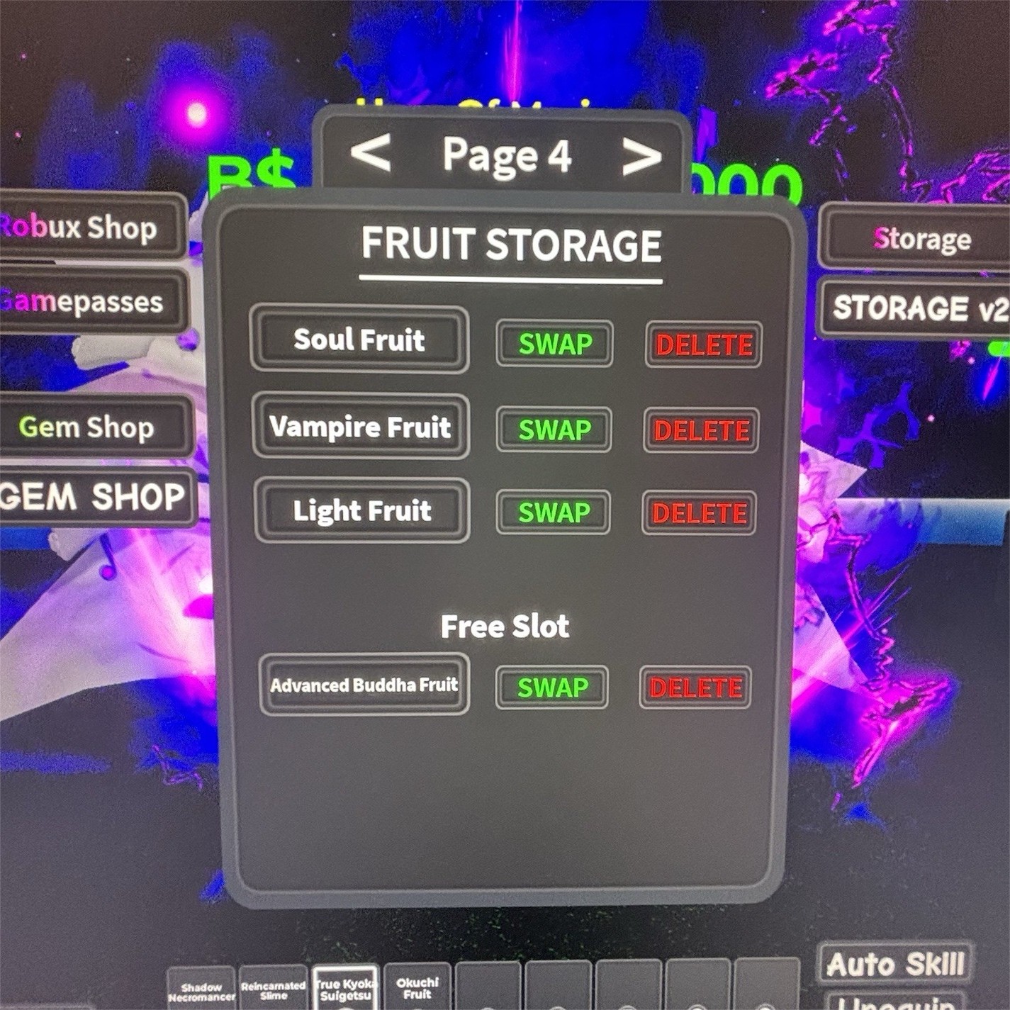 Endgame Items AOPG 5B Bounty Hero of Marines Title 86K Stats Rare Fruits Roblox