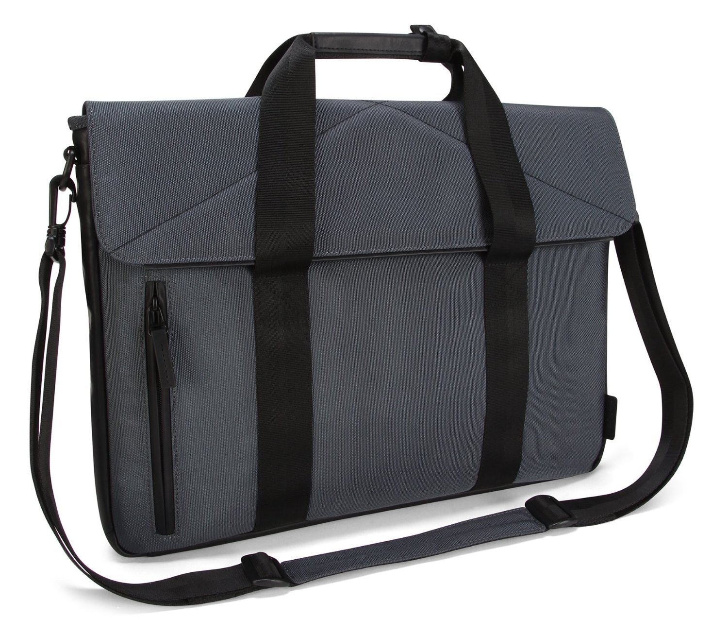 New Targus T-1211 Slim Case, 15.6", 2 x 16 3/8 x 12 1/4, Black/Gray