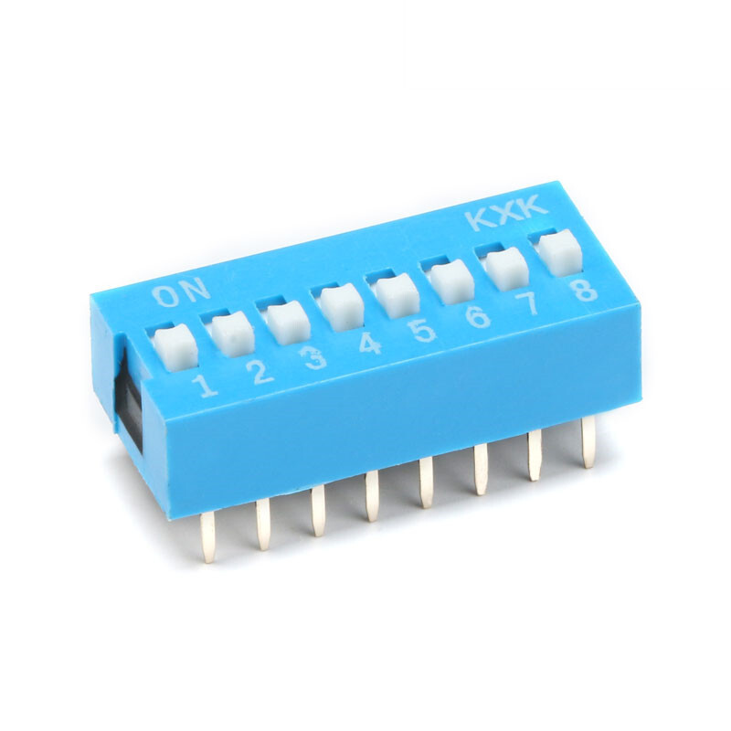 5pcs DIP switch Coding switch Flat dip switch 1/2/3/4/5/6/8 bit Dial switch