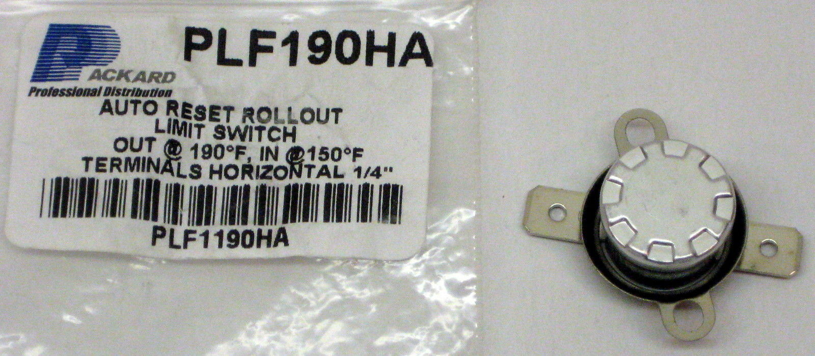 PLF190HA L190-40 Limit Thermostat Flush Mount For Furnace Unit Heaters
