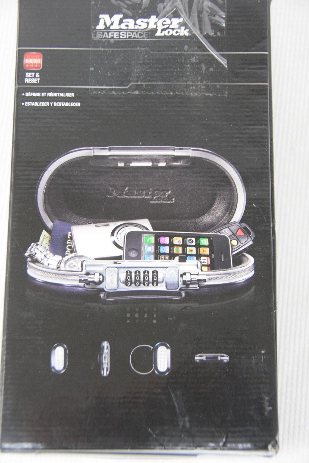 Master Lock 5900D Set Your Own Combination Lock Portable Safe