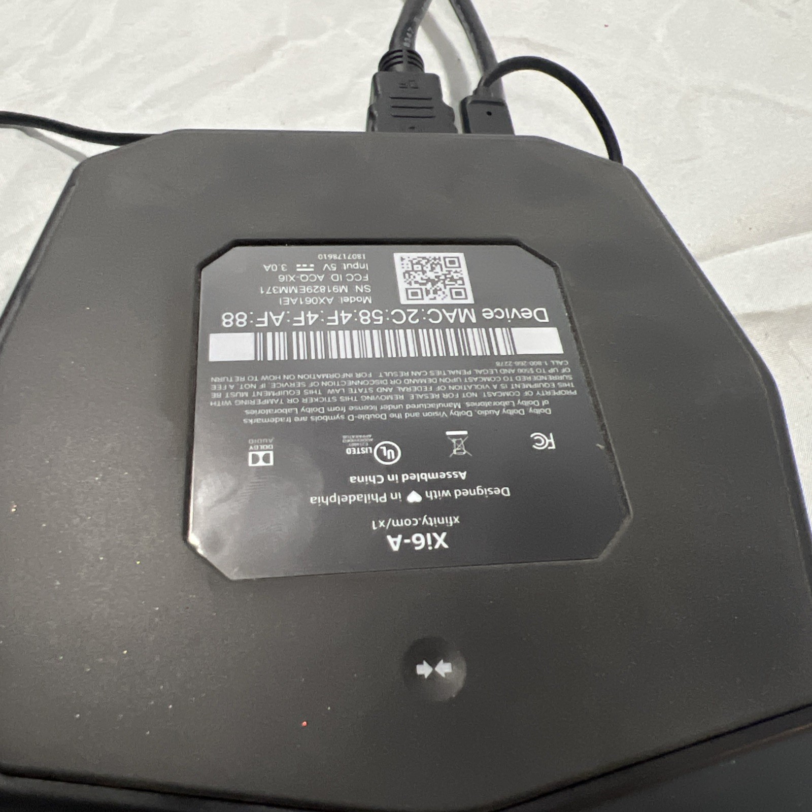 Xfinity Xi6-T Model TX061AEI Streaming No Remote