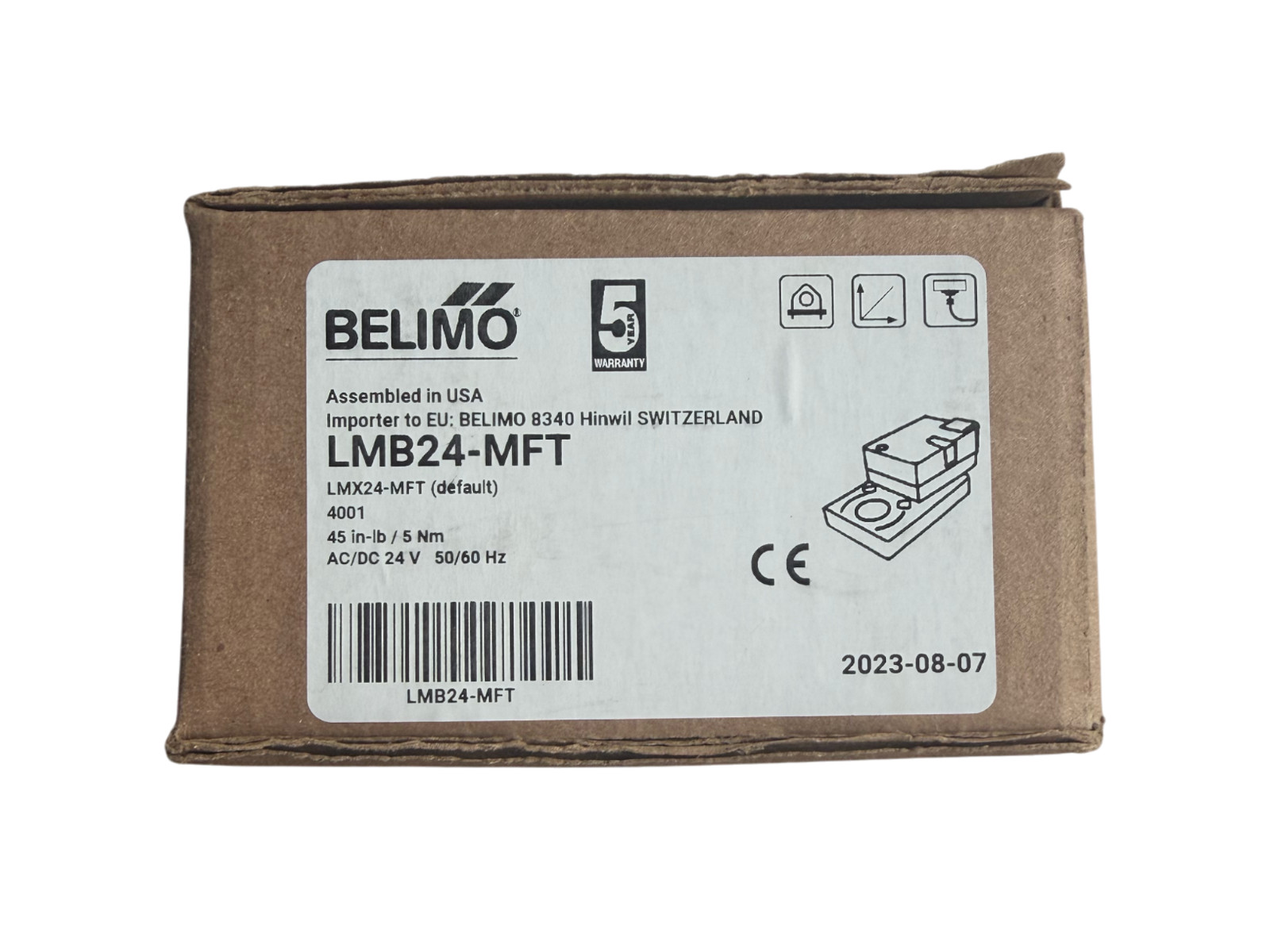 Belimo LMB24-MFT Damper Actuator | 24V Multi-Function Technology