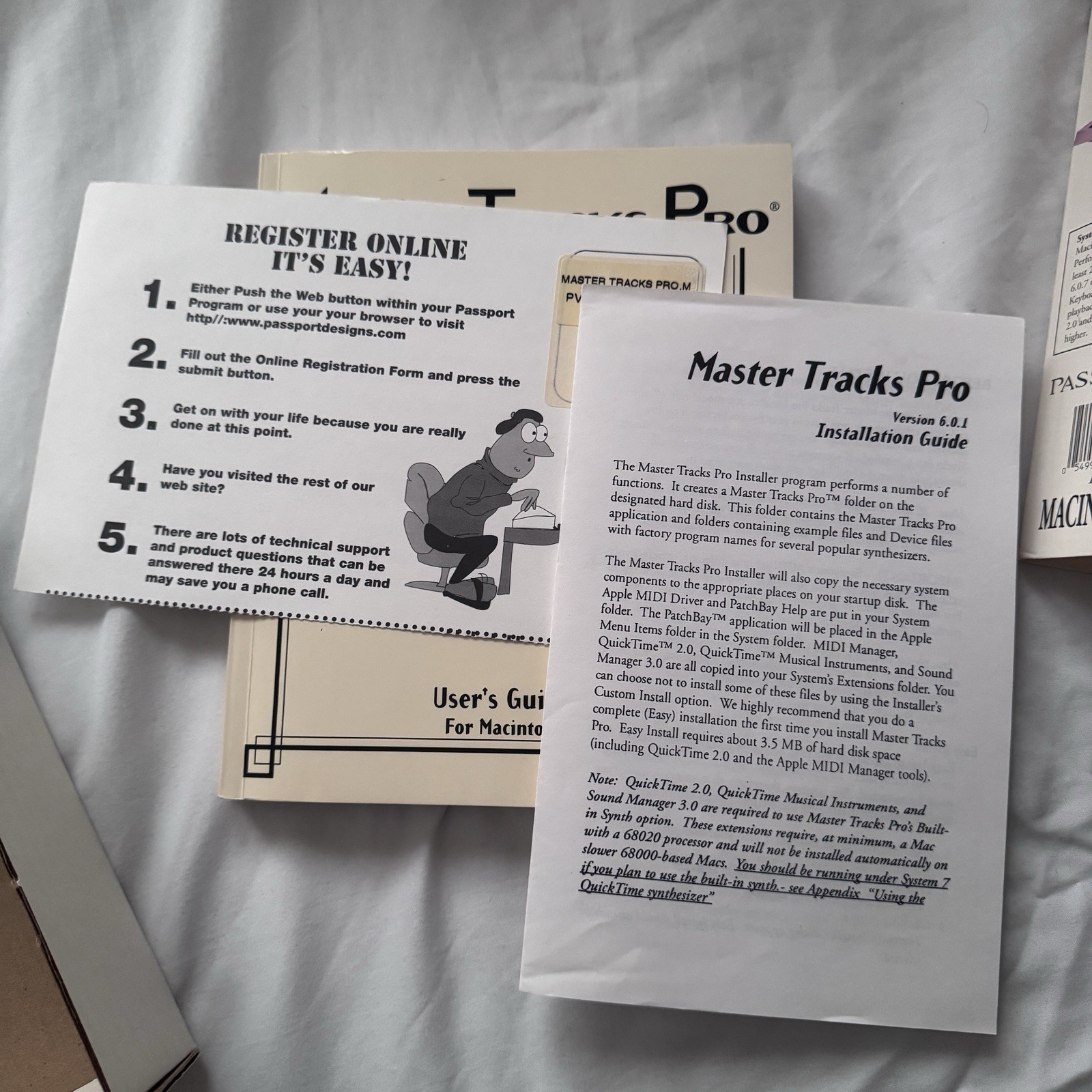 Complete MIDI Sequencing Software Passport Master Tracks Pro 6 Macintosh 1995